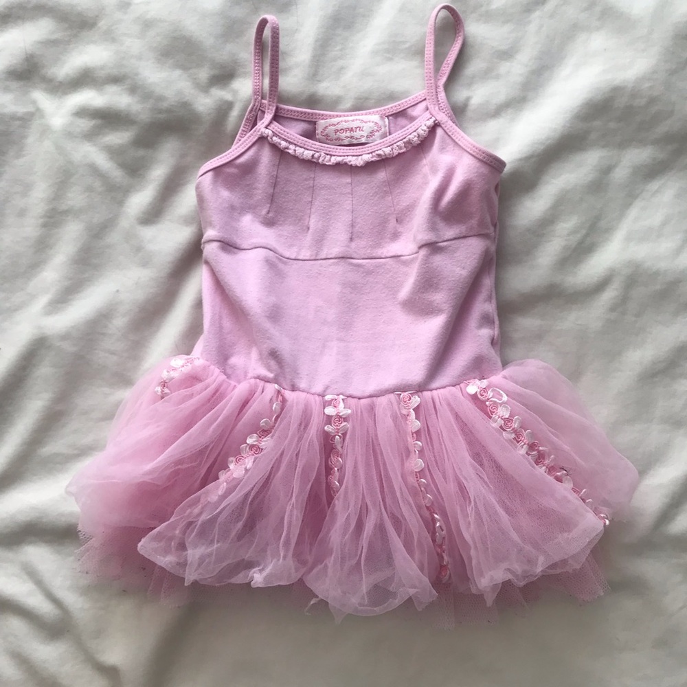 Popatu Pink Tutu Leotard 3T